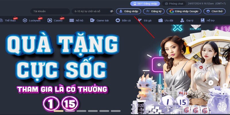 Đăng nhập vào nhà cái với 3 bước dễ dàng